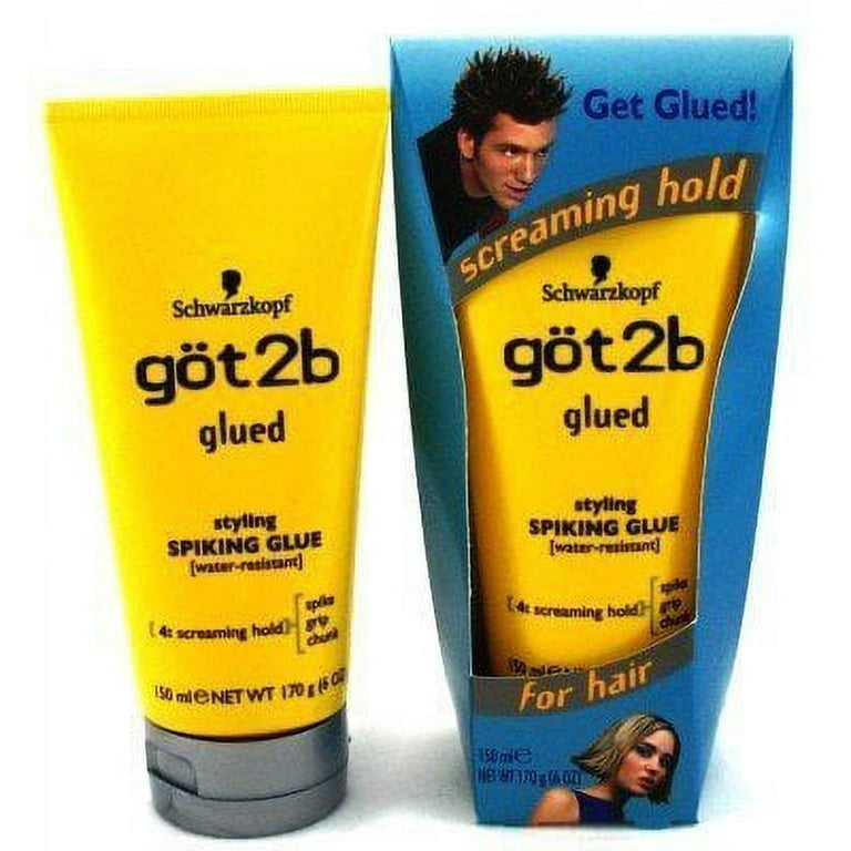 Got2b Glued Styling Spiking Hair Gel, 6 oz 