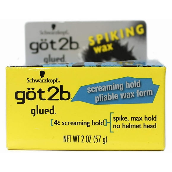 Got2b Glued Spiking Hair Wax 2 oz (Pack of 6)