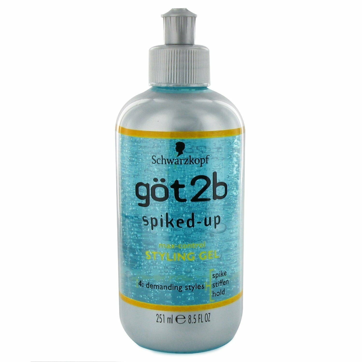 Got 2b Spiked Up Max Control Styling Gel, 8.50 Ounce Pack of 6