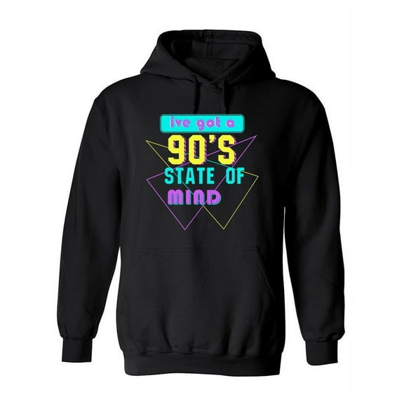 Got A 90's State Of Mind Hoodie Women -Image by Shutterstock, Female Large
