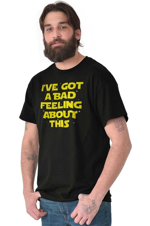 Got A Bad Feeling About This Galaxy Men's Graphic T Shirt Tees Brisco Brands L