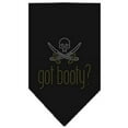 thumbnail image 1 of Got Booty Rhinestone Bandana Black Large, 1 of 2