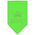thumbnail image 1 of Got Booty Rhinestone Bandana Lime Green Small, 1 of 2