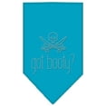 thumbnail image 1 of Got Booty Rhinestone Bandana Turquoise Small, 1 of 12