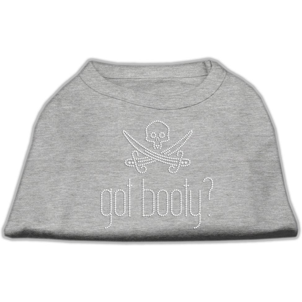 Got Booty? Rhinestone Shirts Grey L (14) - image 1 of 2