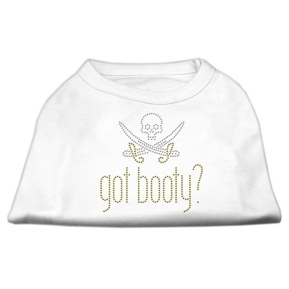 Pet Dog Cat Shirt Rhinestone, "Got Booty?"