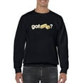 thumbnail image 1 of Got Cakes? Graphic Sweatshirt Men -GoatDeals Designs, Male 5X-Large, 1 of 3