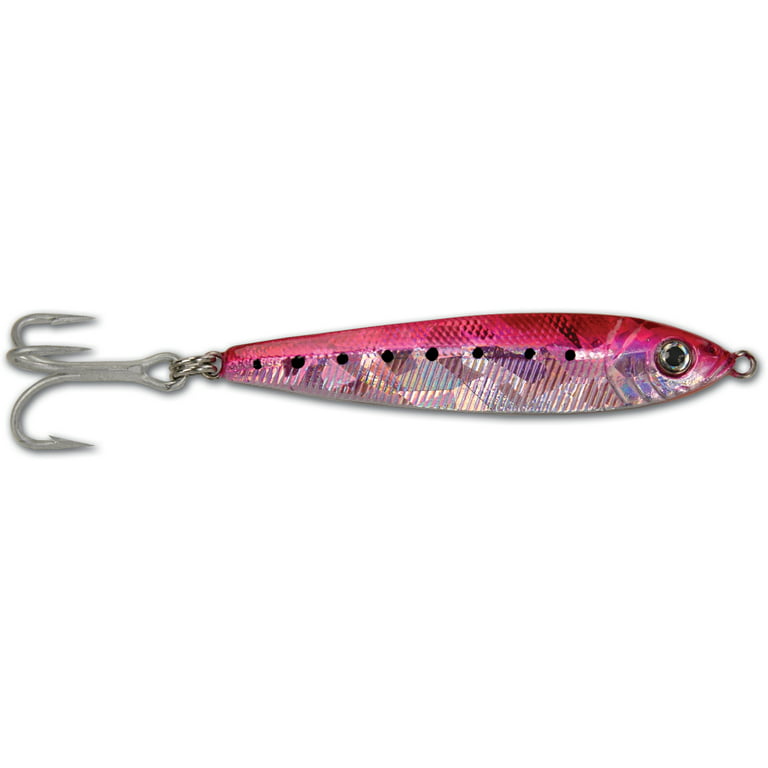 Got-Cha Jigfish, Pink & Silver, 3, 1 1/2oz, Fishing Jigs 