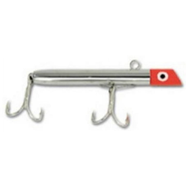 Got-Cha Long 1600 Series Plug, Silver w/Red Head, 2 5/8, 7/8oz