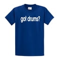 thumbnail image 1 of Got Drums? Funny Drummer Instrument Musician Band Men's Short Sleeve T-shirt-Royal-6Xl, 1 of 4