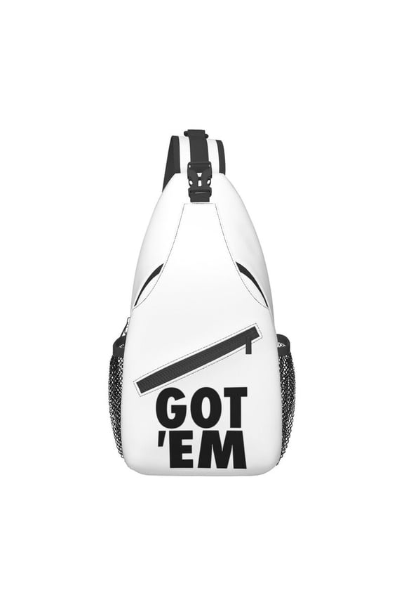 Got Em Sling Crossbody Backpack Men Custom Chest Shoulder Bag for Travel Hiking Daypack