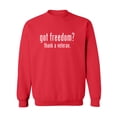 thumbnail image 1 of Got Freedom? Thank A Veteran Crewneck Sweatshirt, 1 of 3