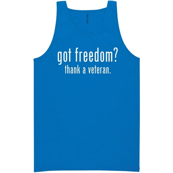 Got Freedom? Thank A Veteran Neon Tank Top
