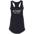 thumbnail image 1 of Got Freedom? Thank A Veteran Racerback Tank, 1 of 2