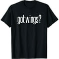 thumbnail image 1 of Got Fried Chicken Wings Food Image Lover Fun Saying Design Softstyle Unisex T-Shirt,Black Color,Size 2XL, 1 of 5