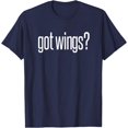 thumbnail image 1 of Got Fried Chicken Wings Food Image Lover Fun Saying Design Softstyle Unisex T-Shirt,Navy Color,Size XL, 1 of 5