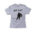 thumbnail image 1 of Got Ice? - Cool Hockey Player Graphic Boy's Cotton Youth T-Shirt, 1 of 2