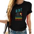 thumbnail image 1 of Got Ice? School Nurse Stethoscope First Aid Scrub Nurse Top T-Shirt, 1 of 5