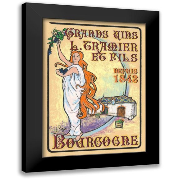 Got, Jean-Pierre 11x14 Black Modern Framed Museum Art Print Titled - Cueillette