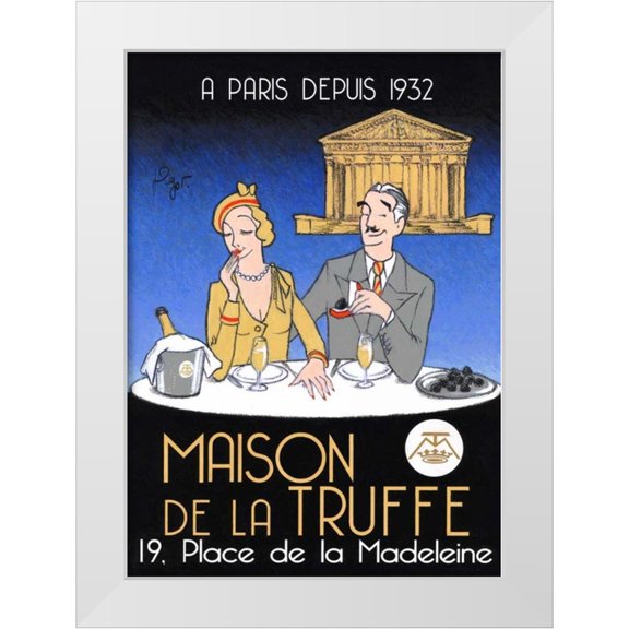 Got, Jean-Pierre 11x14 White Modern Wood Framed Museum Art Print Titled - Diamant noir