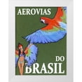 thumbnail image 1 of Got, Jean Pierre 19x24 White Modern Wood Framed Museum Art Print Titled - Aerovias do Brasil, 1 of 4