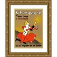 thumbnail image 1 of Got, Jean-Pierre 24x32 Gold Ornate Wood Framed with Double Matting Museum Art Print Titled - Hommage a Lautrec, 1 of 4