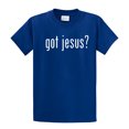 thumbnail image 1 of Got Jesus? Christian Faith Worship God Prayer Church Unisex Short Sleeve T-shirt-Royal-XXXL, 1 of 4