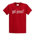 thumbnail image 1 of Got Jesus? Christian Faith Worship God Prayer Church Unisex Short Sleeve T-shirt-red-XL, 1 of 4