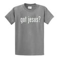 thumbnail image 1 of Got Jesus? Christian Faith Worship God Prayer Church Unisex Short Sleeve T-shirt-sportsgray-4xl, 1 of 4