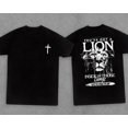 thumbnail image 1 of You've Got A Lion Inside Those Lungs Oversized Vintage Tshirt, Christian God Shirt, Men's And Women's Graphic Tee 100% Cotton by TBun, Full Sizes S-5XL, 1 of 5