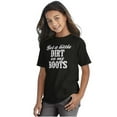 thumbnail image 1 of Got Little Dirt Boots Cute Southern Girls Kids T Shirt Tees Teen Brisco Brands S, 1 of 6
