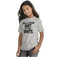 thumbnail image 1 of Got Little Dirt Boots Cute Southern Girls Kids T Shirt Tees Teen Brisco Brands X, 1 of 6