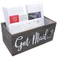 thumbnail image 1 of Got Mail Box For Mail, Farmhouse Mail Organizer, Mail Organizer Tray, Letters Boxes Décor, Organizer, Rustic Wood Box For Home, Brown, 1 unit, 1 of 6