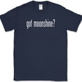 thumbnail image 1 of Got Moonshine T-Shirt Funny Milk Popcorn Drinking Liquor Whiskey Tee - Navy, XL, 1 of 1