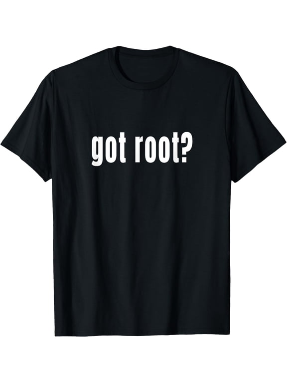 Got Root Computer Hacking Hacker Gift T-ShirtMen and women can wear, black T-shirts, gifts. Age: M,L,XL 2XL, 3XL, 553XL