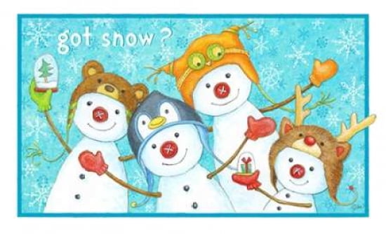 Got Snow Canvas Art - Jacqueline Decker (12 x 18)