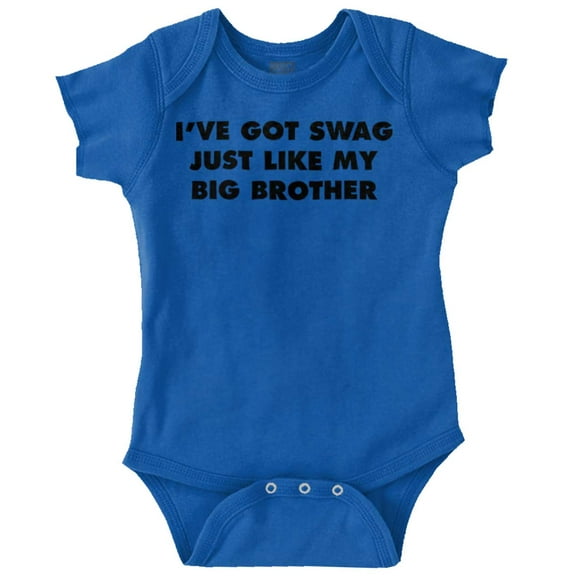 Got Swag Like My Brother Funny Bodysuit Jumper Boys Infant Baby Brisco Brands 12M