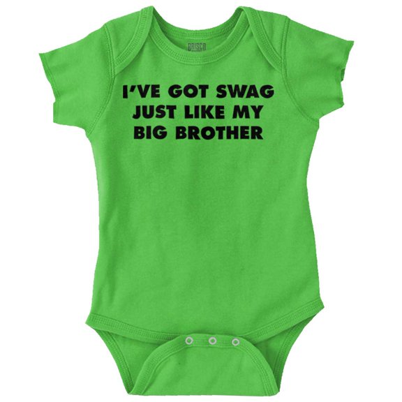 Got Swag Like My Brother Funny Bodysuit Jumper Boys Infant Baby Brisco Brands 18M