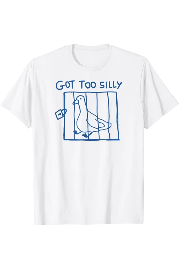 Got Too Playful Goose Animal Graphic T-shirt