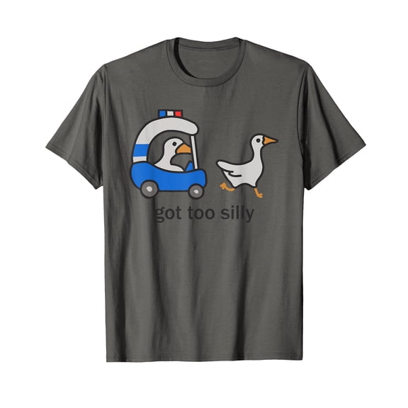 Got Too Silly - Funny Goose Police T-Shirt