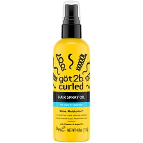gt2b Curled Hair Spray Oil, 4oz, for curl types 3-4, curly & coily