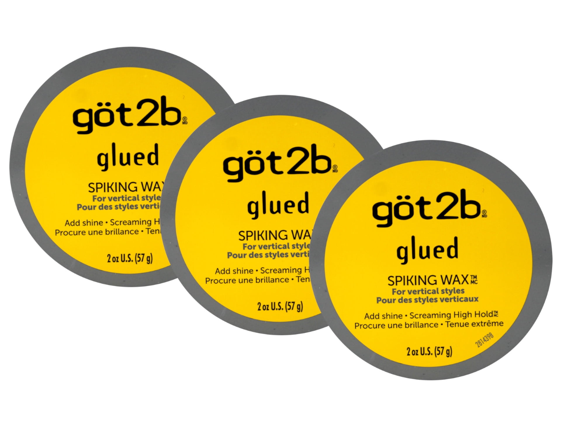 Got2B Glued Spiking Wax 2oz (3 Pack) (Schwarzkoph)