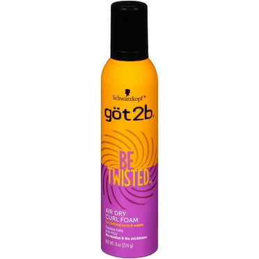 Got2b Be Twisted Air Dry Curl Foam, 8 oz