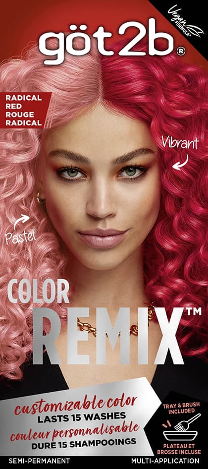 How Long Do You Keep Got2b Hair Dye In Got2b Color Remix 092 Radical Red Kit 12ct US/CA - Walmart.com
