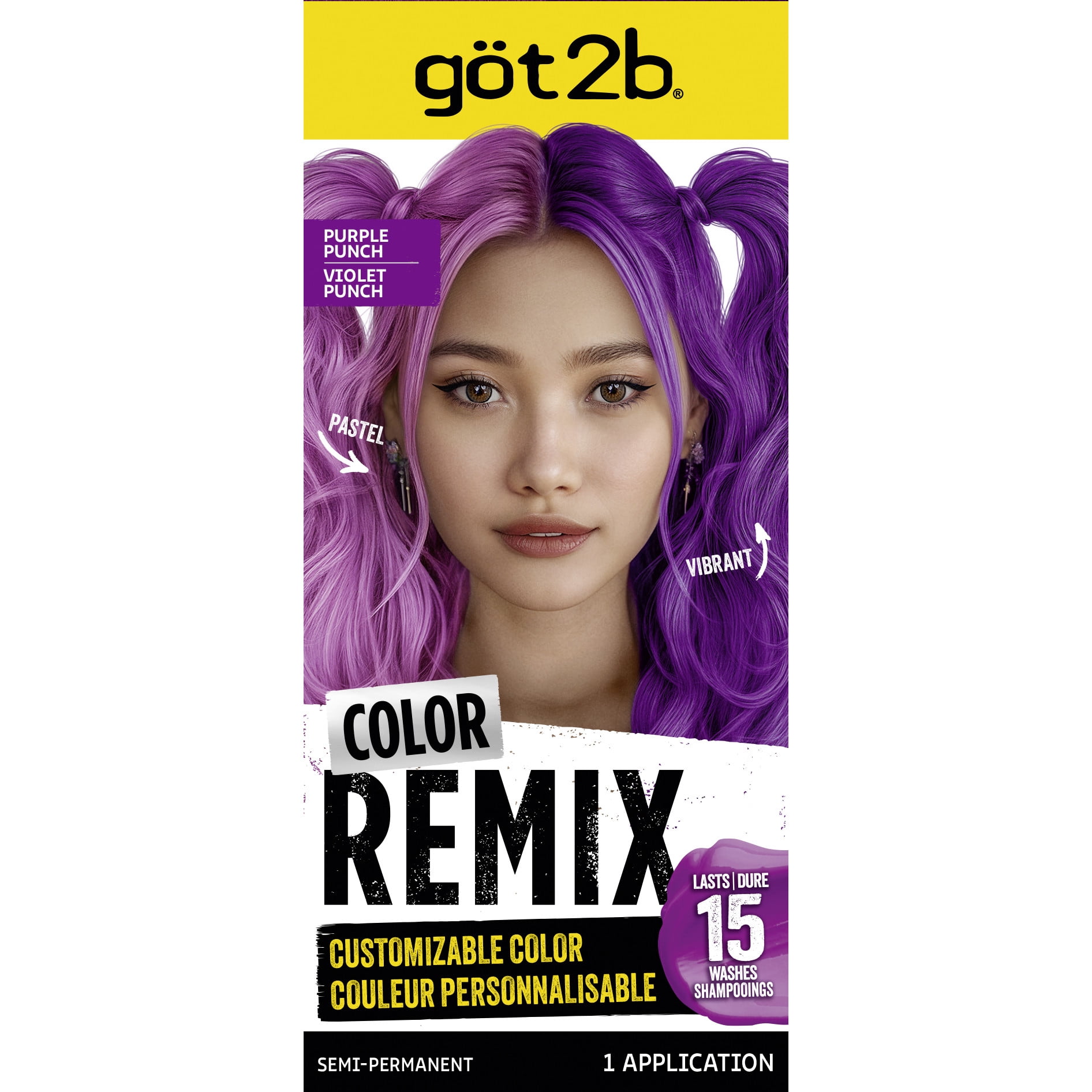 got2b Color Remix, Customizable Semi-Permanent Hair Color, 094