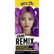 got2b Color Remix, Customizable Semi-Permanent Hair Color, 094 Purple Punch, 1 Application