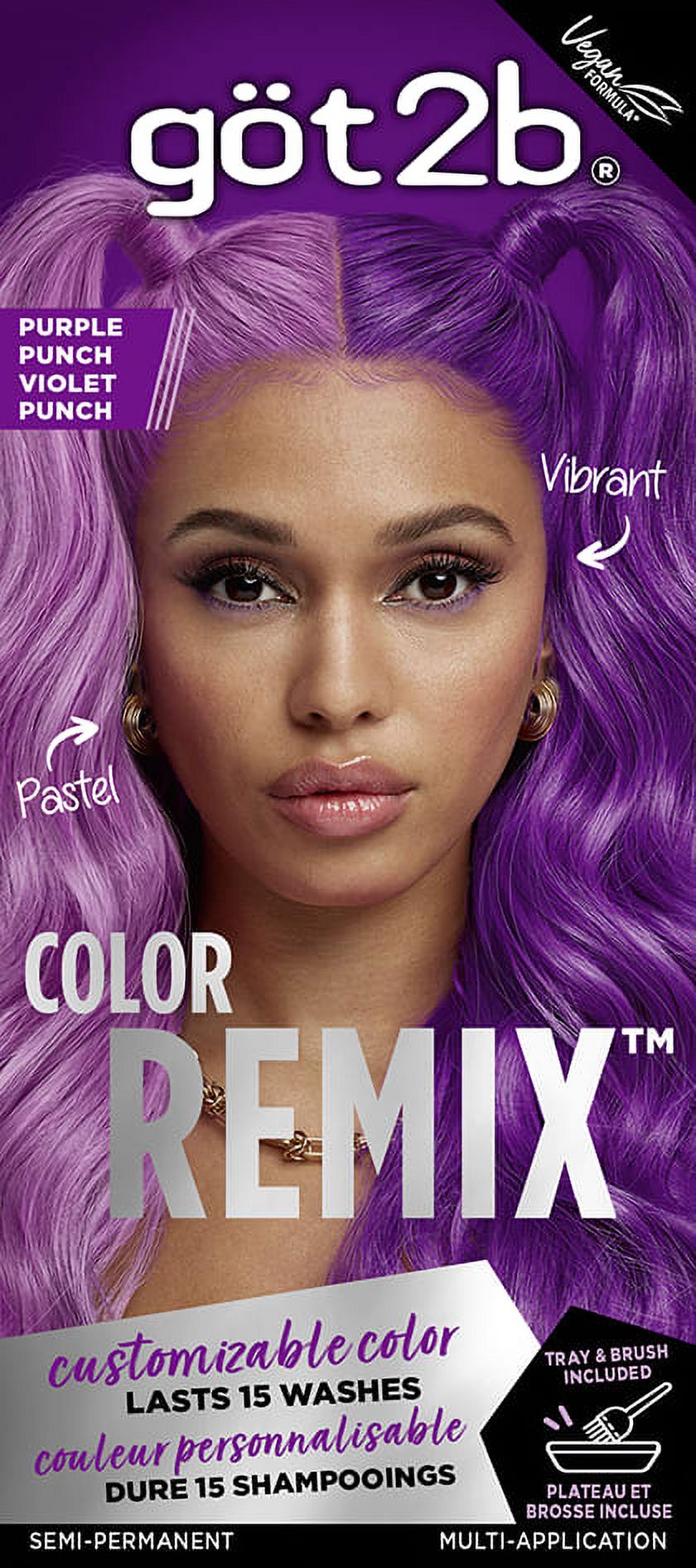 Schwarzkopf Got2b Metallics Permanent Hair Color, M68 Dark Ruby