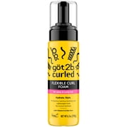 got2b Curled Flexible Curl Foam for Wavy & Curly Hair, Lightweight Hair Mousse, 6.7 oz
