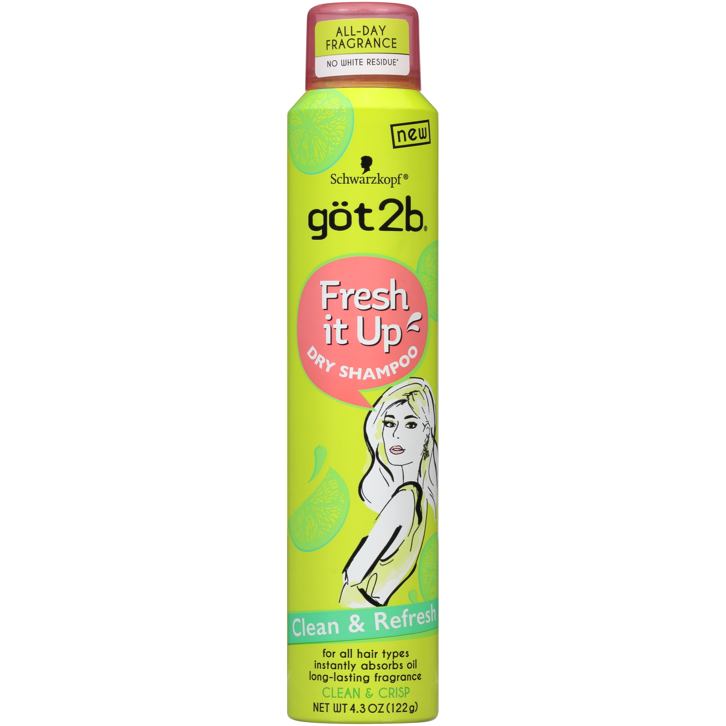 Arbejdsløs Alice Først Got2b Fresh it Up Dry Shampoo, Clean & Refresh, 4.3 Ounce - Walmart.com