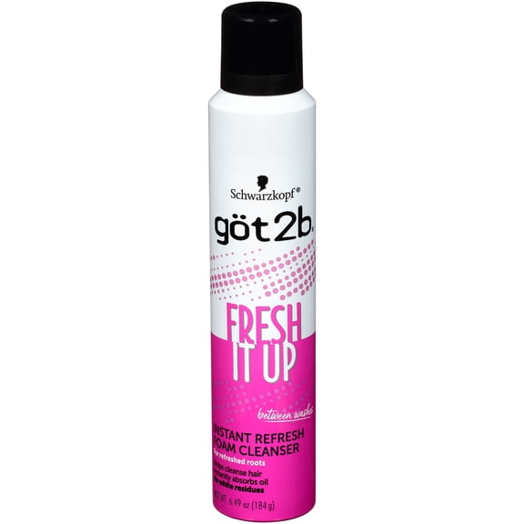 Got2b Fresh it Up Instant Refresh Foam Cleanser, 6.49 Ounce